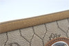 Authentic Christian Dior Honeycomb Clutch Hand Bag Purse PVC Beige CD J1909