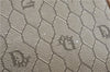 Authentic Christian Dior Honeycomb Clutch Hand Bag Purse PVC Beige CD J1909