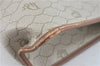 Authentic Christian Dior Honeycomb Clutch Hand Bag Purse PVC Beige CD J1910