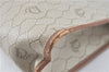 Authentic Christian Dior Honeycomb Clutch Hand Bag Purse PVC Beige CD J1910