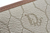 Authentic Christian Dior Honeycomb Clutch Hand Bag Purse PVC Beige CD J1910