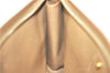 Authentic Christian Dior Honeycomb Clutch Hand Bag Purse PVC Beige CD J1910