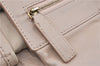 Authentic CELINE Horizontal Cabas Bi-Color Shoulder Tote Bag Leather Ivory J1911