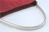 Authentic PRADA Nylon Stainless Shoulder Hand Bag Purse B8446 Red J1913