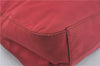 Authentic PRADA Nylon Stainless Shoulder Hand Bag Purse B8446 Red J1913