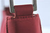 Authentic PRADA Nylon Stainless Shoulder Hand Bag Purse B8446 Red J1913
