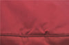 Authentic PRADA Nylon Stainless Shoulder Hand Bag Purse B8446 Red J1913