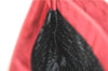 Authentic PRADA Nylon Stainless Shoulder Hand Bag Purse B8446 Red J1913