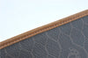 Auth Christian Dior Honeycomb Clutch Hand Bag Purse PVC Leather Black CD J1915