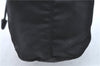 Authentic PRADA Nylon Tessuto Drawstring Pouch Purse Black J1917