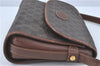 Authentic GUCCI Shoulder Cross Body Bag Purse GG PVC Leather Brown Junk J1921