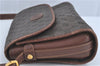 Authentic GUCCI Shoulder Cross Body Bag Purse GG PVC Leather Brown Junk J1921