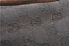 Authentic GUCCI Shoulder Cross Body Bag Purse GG PVC Leather Brown Junk J1921