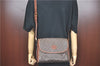 Authentic GUCCI Shoulder Cross Body Bag Purse GG PVC Leather Brown Junk J1921