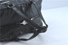 Authentic BALENCIAGA Hand Boston Bag Leather 156428 Black J1929