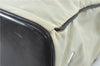 Authentic PRADA Nylon Tessuto Leather Shoulder Hand Bag Ivory Black J1932