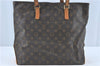 Authentic Louis Vuitton Monogram Cabas Mezzo Tote Bag M51151 LV Junk J1934