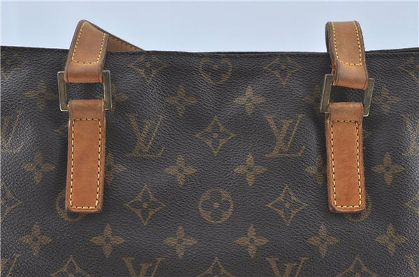 Authentic Louis Vuitton Monogram Cabas Mezzo Tote Bag M51151 LV Junk J1934