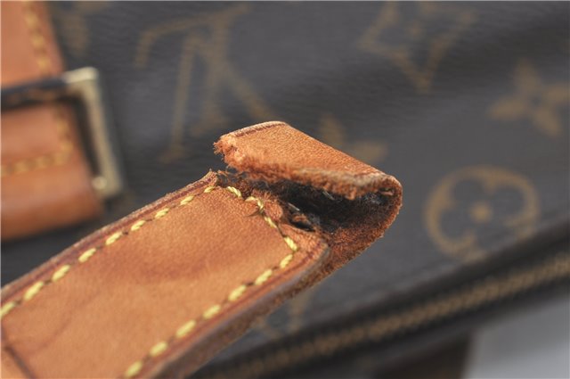 Authentic Louis Vuitton Monogram Cabas Mezzo Tote Bag M51151 LV Junk J1934