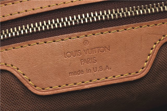 Authentic Louis Vuitton Monogram Cabas Mezzo Tote Bag M51151 LV Junk J1934