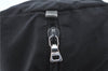 Authentic PRADA Sports Polyester Hand Bag Purse Black J1935