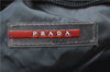 Authentic PRADA Sports Polyester Hand Bag Purse Black J1935