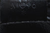 Authentic CELINE Macadam Blason Pattern Hand Bag Purse PVC Leather Black J1937