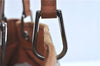 Authentic GUCCI Eclipse Shoulder Tote Bag GG Canvas Leather 120836 Brown J1939