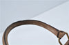 Authentic CELINE Macadam Blason Pattern Hand Boston Bag PVC Leather Brown J1943