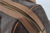 Authentic CELINE Macadam Blason Pattern Hand Boston Bag PVC Leather Brown J1943