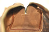 Authentic CELINE Macadam Blason Pattern Hand Boston Bag PVC Leather Brown J1943