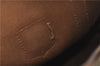 Authentic CELINE Macadam Blason Pattern Hand Boston Bag PVC Leather Brown J1943