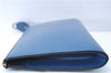 Authentic Louis Vuitton Epi Pochette Accessoires Pouch Blue M52945 LV Junk J1944