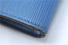Authentic Louis Vuitton Epi Pochette Accessoires Pouch Blue M52945 LV Junk J1944