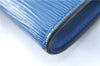 Authentic Louis Vuitton Epi Pochette Accessoires Pouch Blue M52945 LV Junk J1944