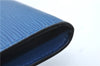 Authentic Louis Vuitton Epi Pochette Accessoires Pouch Blue M52945 LV Junk J1944