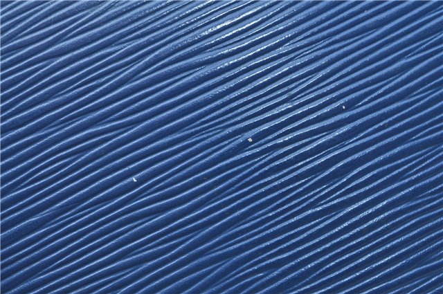 Authentic Louis Vuitton Epi Pochette Accessoires Pouch Blue M52945 LV Junk J1944