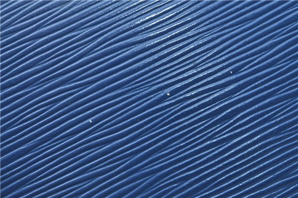 Authentic Louis Vuitton Epi Pochette Accessoires Pouch Blue M52945 LV Junk J1944