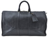 Authentic Louis Vuitton Epi Keepall 45 Boston Travel Bag Black Old Model J1949