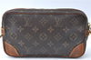 Auth Louis Vuitton Monogram Marly Dragonne PM Clutch Hand Bag M51827 LV J1950