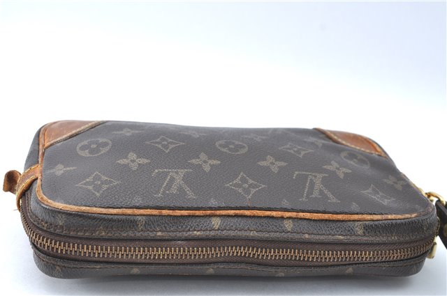 Auth Louis Vuitton Monogram Marly Dragonne PM Clutch Hand Bag M51827 LV J1950