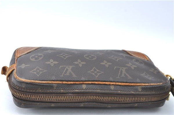 Auth Louis Vuitton Monogram Marly Dragonne PM Clutch Hand Bag M51827 LV J1950