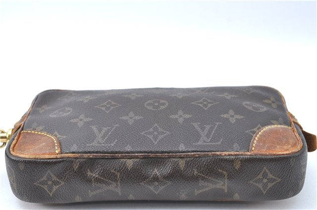 Auth Louis Vuitton Monogram Marly Dragonne PM Clutch Hand Bag M51827 LV J1950