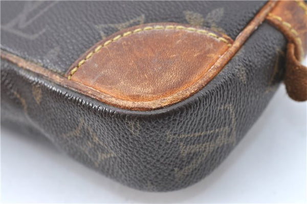 Auth Louis Vuitton Monogram Marly Dragonne PM Clutch Hand Bag M51827 LV J1950