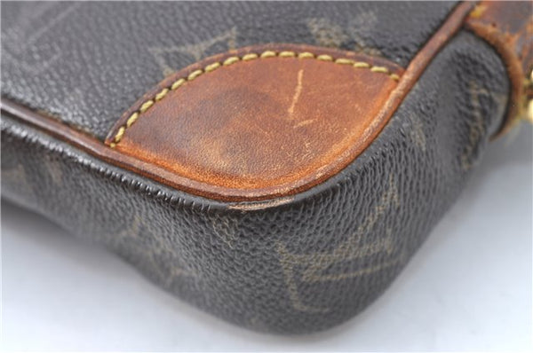 Auth Louis Vuitton Monogram Marly Dragonne PM Clutch Hand Bag M51827 LV J1950