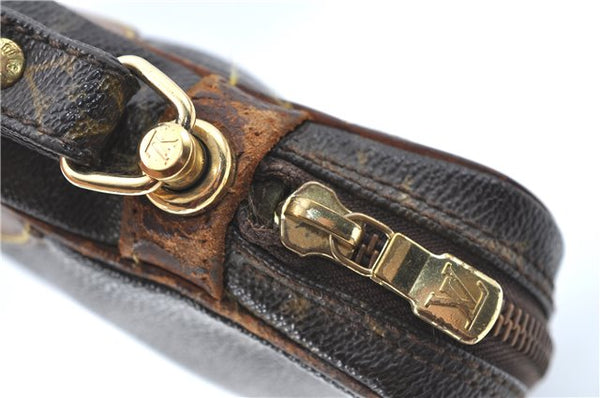 Auth Louis Vuitton Monogram Marly Dragonne PM Clutch Hand Bag M51827 LV J1950