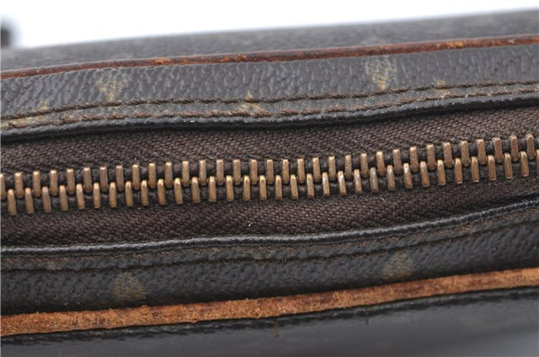 Auth Louis Vuitton Monogram Marly Dragonne PM Clutch Hand Bag M51827 LV J1950