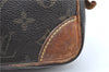 Auth Louis Vuitton Monogram Marly Dragonne PM Clutch Hand Bag M51827 LV J1950