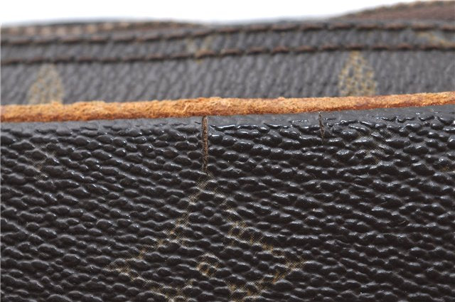 Auth Louis Vuitton Monogram Marly Dragonne PM Clutch Hand Bag M51827 LV J1950