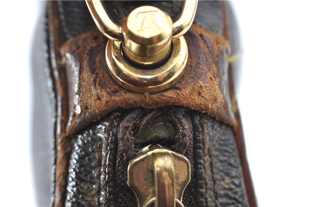 Auth Louis Vuitton Monogram Marly Dragonne PM Clutch Hand Bag M51827 LV J1950